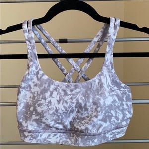 lululemon Energy Bra Ice Grey Multi (B-D cup)